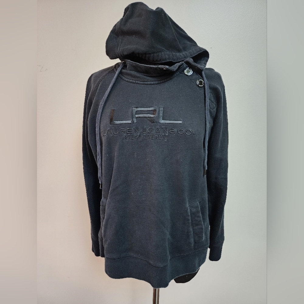 🖤 Lauren Jeans Co Ralph Lauren LRL Logo Hoodie Sweatshirt xl - Picture 2 of 2